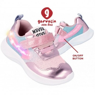 TÊNIS COM LEVE GARVALIN 231805 VEGAN ROSA