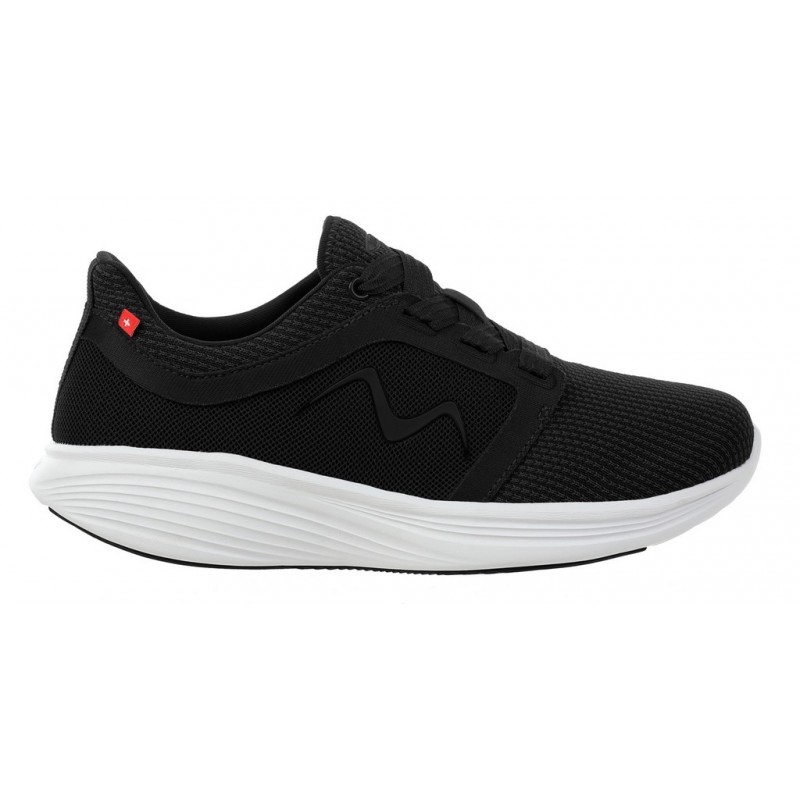 MBT YOSHI PARA MULHERES LACE UP W SNEAKERS BLACK_BLACK