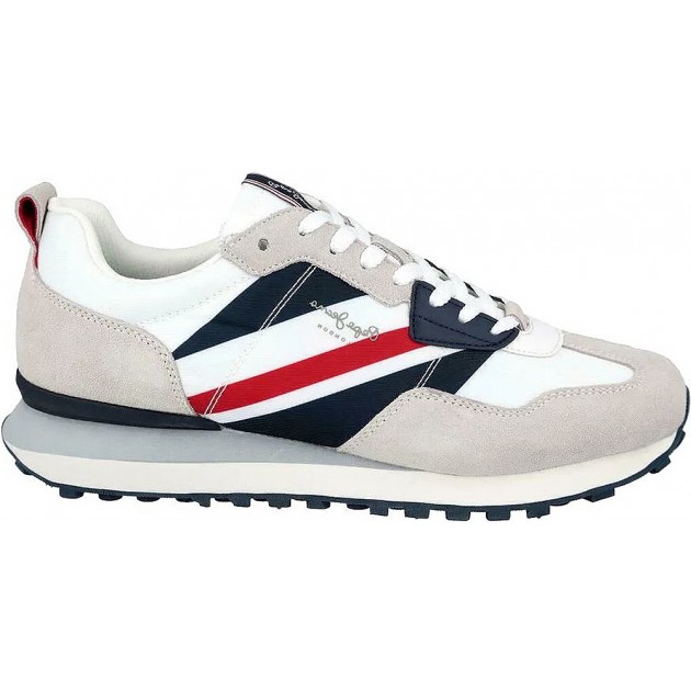 TÊNIS ESTAMPADO PEPE JEANS FOSTER MAN PMS30944 WHITE TÊNIS ESTAMPADO PEPE JEANS FOSTER MAN PMS30944 WHITE