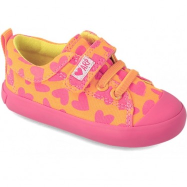 Tênis AGATHA RUIZ DE LA PRADA CANVAS CORAÇÕES 232927 NARANJA_ROSA_CORAZONES