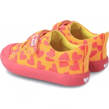 Tênis AGATHA RUIZ DE LA PRADA CANVAS CORAÇÕES 232927 NARANJA_ROSA_CORAZONES