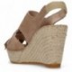 MARROM ESPADRILLES AFRODITE MARROM BEIGE