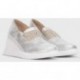 MOCASSINOS WONDERS BONE G-6605 PLATA