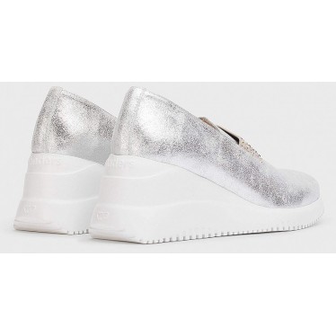 MOCASSINOS WONDERS BONE G-6605 PLATA