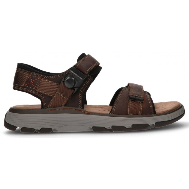 CLARKS SANDALS UN TREK PARTE 26131 BROWN CLARKS SANDALS UN TREK PARTE 26131 BROWN