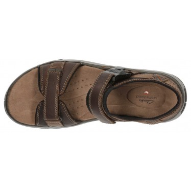 CLARKS SANDALS UN TREK PARTE 26131 BROWN