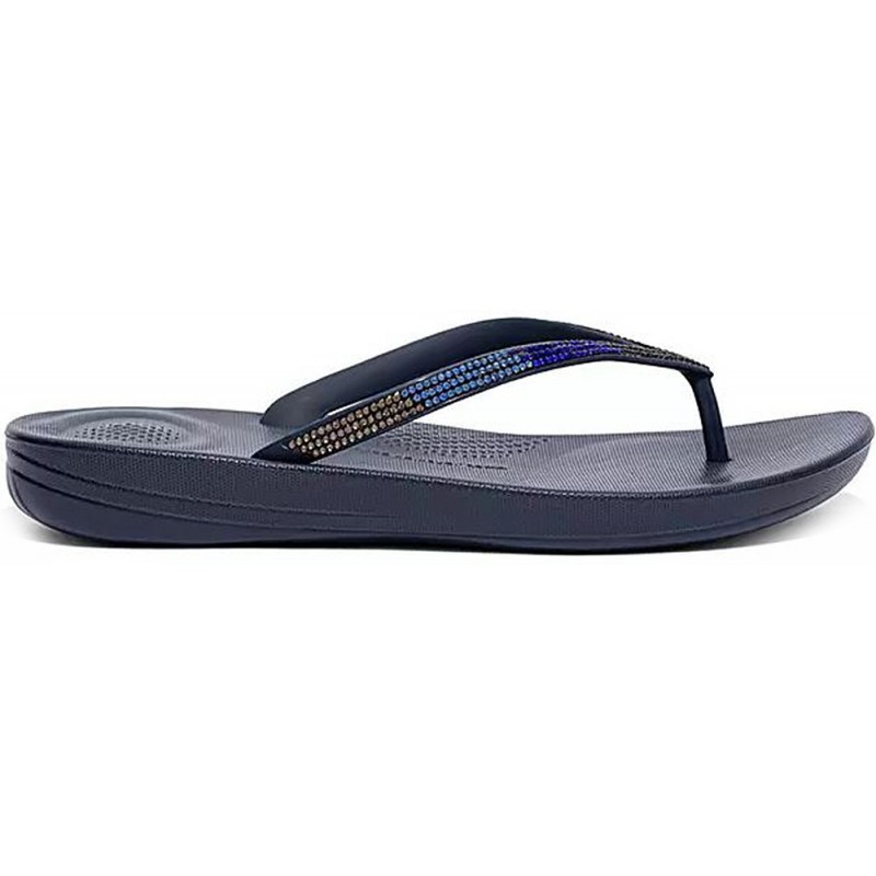 SANDÁLIAS IQUSHION CLASSIC FITFLOP DG5 BRILHO MIDNIGHT_NAVY