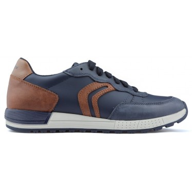 Tênis GEOX ALBEN NAVY_COGNAC