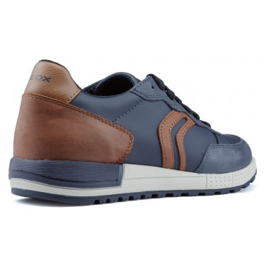 Tênis GEOX ALBEN NAVY_COGNAC