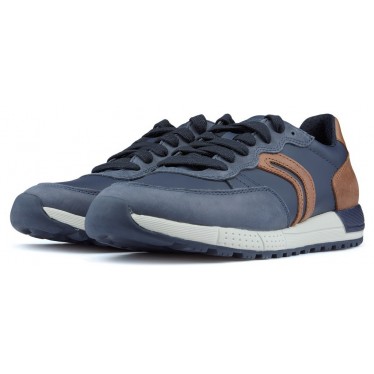 Tênis GEOX ALBEN NAVY_COGNAC