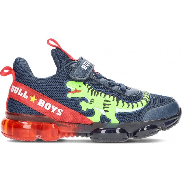 BULL BOYS T-REX ESPORTES COM LUZ DNAL-2130 AZUL BULL BOYS T-REX ESPORTES COM LUZ DNAL-2130 AZUL