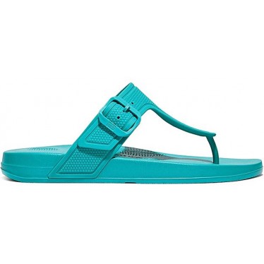 SANDÁLIA FITFLOP GB3 IQUSHION AJUSTÁVEL COM FIVELA TAHITI_BLUE