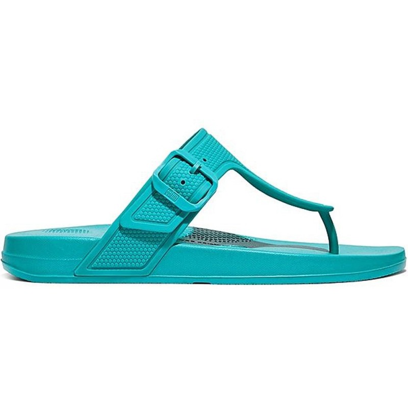 SANDÁLIA FITFLOP GB3 IQUSHION AJUSTÁVEL COM FIVELA TAHITI_BLUE