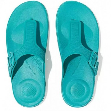 SANDÁLIA FITFLOP GB3 IQUSHION AJUSTÁVEL COM FIVELA TAHITI_BLUE