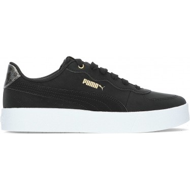 TÊNIS PUMA SKYE CLEAN RAW BLACK