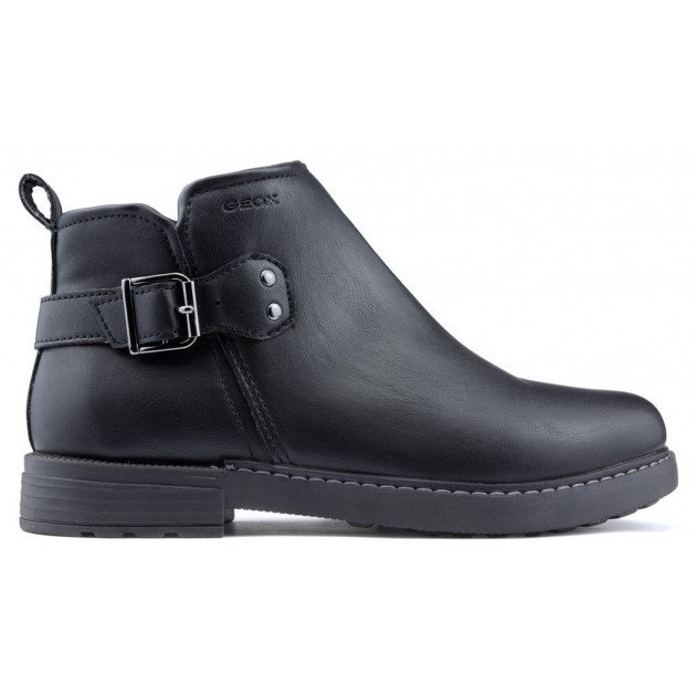 BOTAS GEOX J ECLAIR GD SYNT LEA BLACK