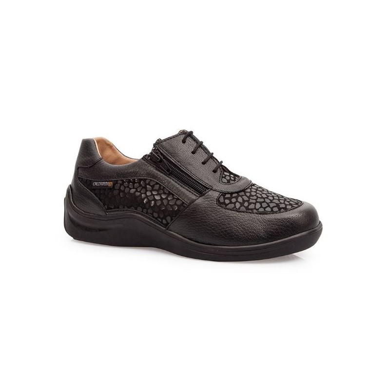 SAPATOS CALZAMEDI DIABÉTICO CASUAL 0751 NEGRO