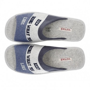 SLIPPERS DOMÉSTICOS VULLADI 4554V ORGÂNICOS AZUL