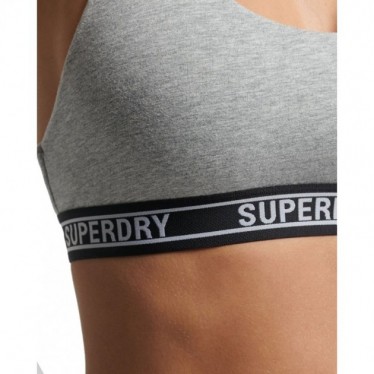 TOP SUPERDRY W3110357A MULTILOGO CULTURA GREY