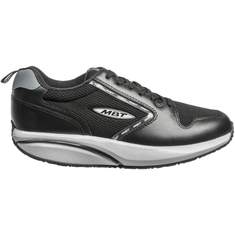 MBT 1997 COURO SMU 1 SAPATOS FEMININOS BLACK