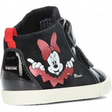 BOTAS GEOX MINNIE MOUSE B36D5D BLACK_RED