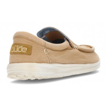 SHOES DUDE MIKKA 150301 WASHED_TOBACCO