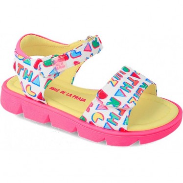 AGATHA RUIZ DE LA PRADA SANDÁLIA ESTAMPADA 232955 BLANCO