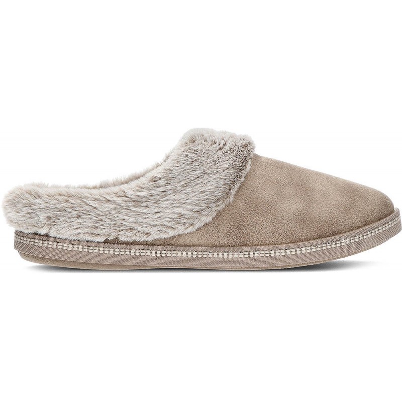 Chinelos para fogueira SKECHERS COSY 167625 TAUPE