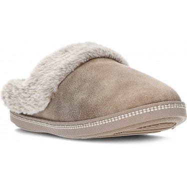 Chinelos para fogueira SKECHERS COSY 167625 TAUPE