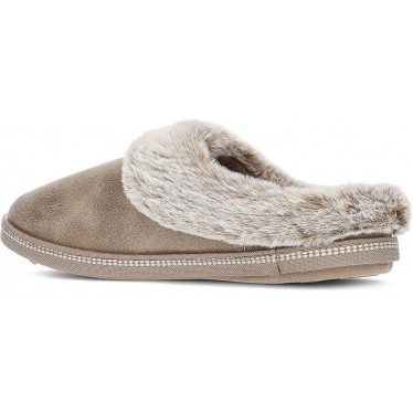 Chinelos para fogueira SKECHERS COSY 167625 TAUPE