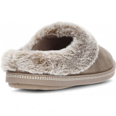 Chinelos para fogueira SKECHERS COSY 167625 TAUPE