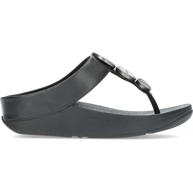 SANDÁLIAS FITFLOP HALO FE5 BLACK SANDÁLIAS FITFLOP HALO FE5 BLACK