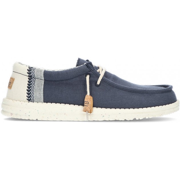 SAPATOS DE LINHO DUDE WALLY NAVY