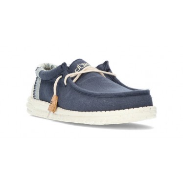 SAPATOS DE LINHO DUDE WALLY NAVY