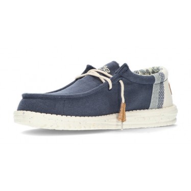 SAPATOS DE LINHO DUDE WALLY NAVY