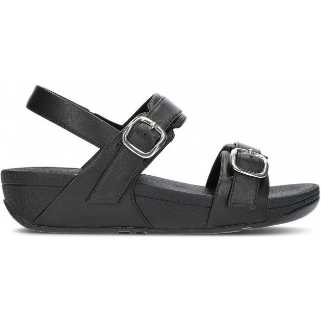 SANDÁLIAS DE COSTAS AJUSTÁVEIS FITFLOP LULU BLACK