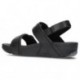 SANDÁLIAS DE COSTAS AJUSTÁVEIS FITFLOP LULU BLACK