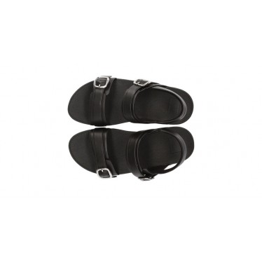 SANDÁLIAS DE COSTAS AJUSTÁVEIS FITFLOP LULU BLACK