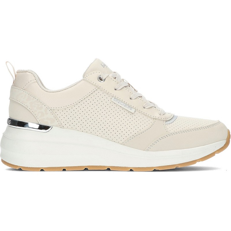 ESPORTES SKECHERS BILHÕES DE PONTOS SUTIS 155616 TAUPE