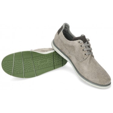 SAPATOS CAMPER SMITH K100478 CAMURÇA GRIS