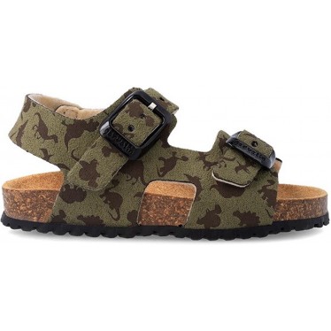 SANDÁLIAS GARVALIM 232666 ESTAMPA CAMUFLAGEM KAKI