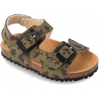 SANDÁLIAS GARVALIM 232666 ESTAMPA CAMUFLAGEM KAKI