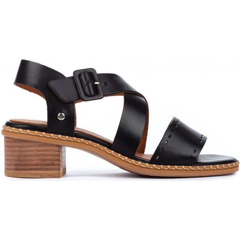 PIKOLINOS WHITE SANDALS W3H-1892 BLACK