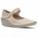 ARCOPEDICO ELASTIC WEDGE MANOLETINES W BEIGE