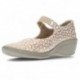 ARCOPEDICO ELASTIC WEDGE MANOLETINES W BEIGE