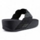 FITFLOP PAISLEY CORDA TOE THONGS Sandálias BLACK