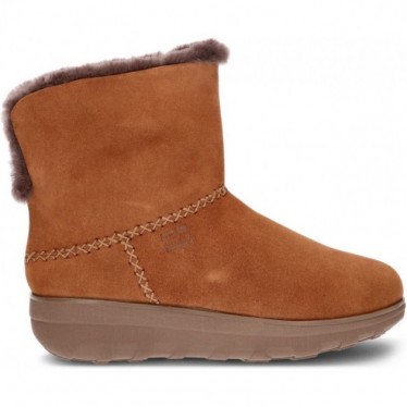 FITFLOP MUKLUK SHORTY Y88 ANKLE BOOTS NUT