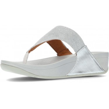 SANDÁLIAS FITFLOP LULU GLITZ ET8 SILVER