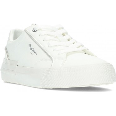 TÊNIS PEPE JEANS ALLEN BASIC W PLS31563 WHITE