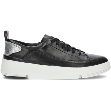 CLARKS TRI FLASH LACE SNEAKERS BLACK